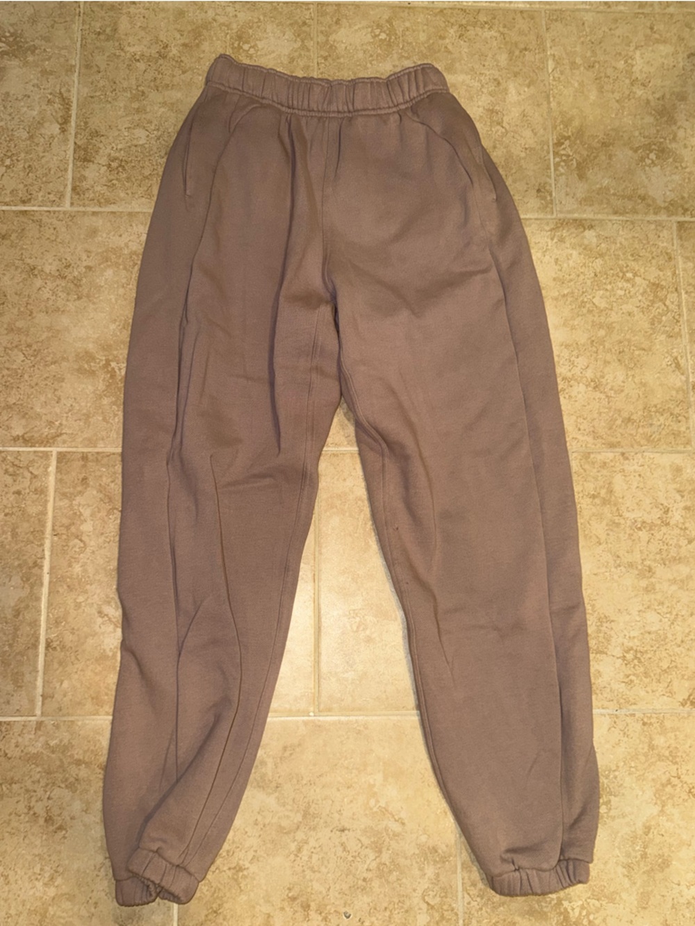 Womens lululemon scuba Fleece Jogger Pants -ashen rose